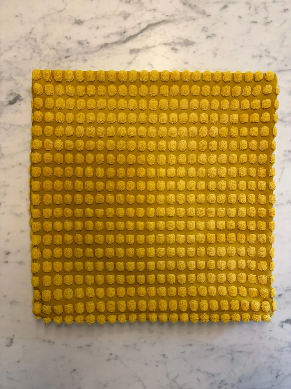 IKEA 20x20 Textured Mustard Yellow Pillow Cases (set of two)